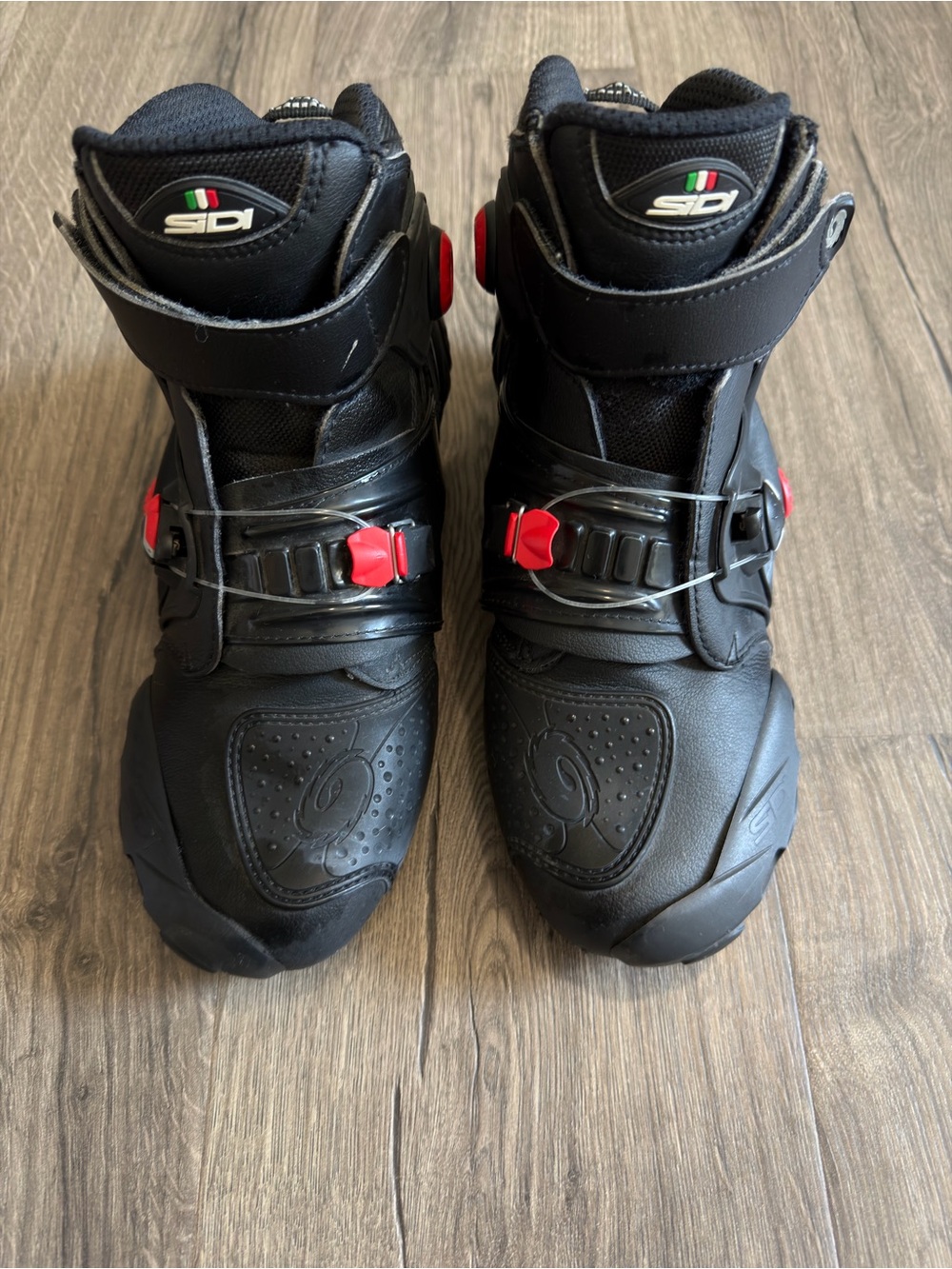 SIDI Tecno-II / Vertigo Black Leather Short Motorcycle Boots EU 41 / US 7.5